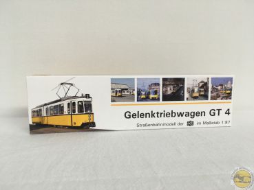 Straßenbahnmodell "GT 4 / Nr. 402 / H0m / mit Antrieb"
